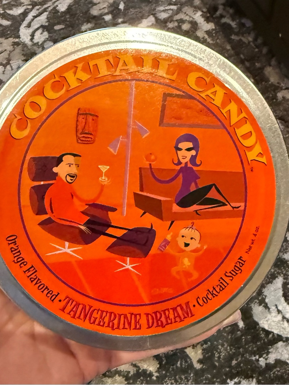 Tangerine Dream Cocktail Candy - Collector Tin